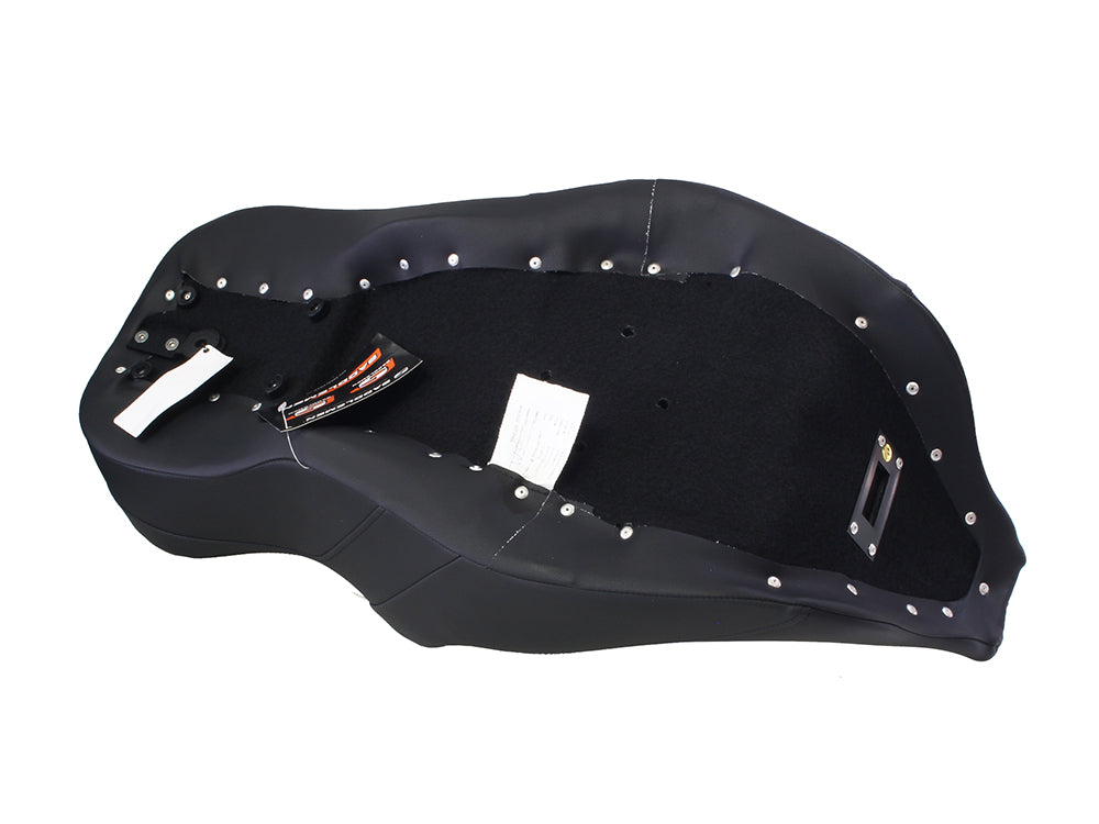 Roadsofa LS Dual Seat with Red Double Diamond Lattice Stitch. Fits Most Touring 2008-2024