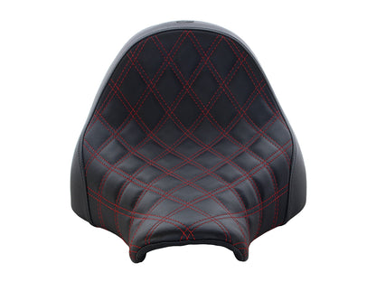 Renegade LS Solo Seat with Red Double Diamond Lattice Stitch. Fits Breakout 2013-2017.