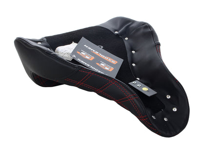 Renegade LS Solo Seat with Red Double Diamond Lattice Stitch. Fits Breakout 2013-2017.