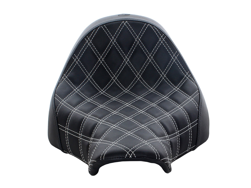 Renegade LS Solo Seat with White Double Diamond Lattice Stitch. Fits Breakout 2013-2017.