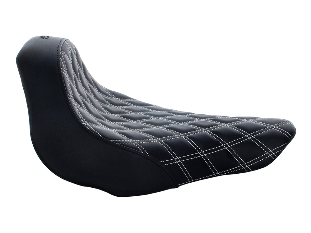 Renegade LS Solo Seat with White Double Diamond Lattice Stitch. Fits Breakout 2013-2017.