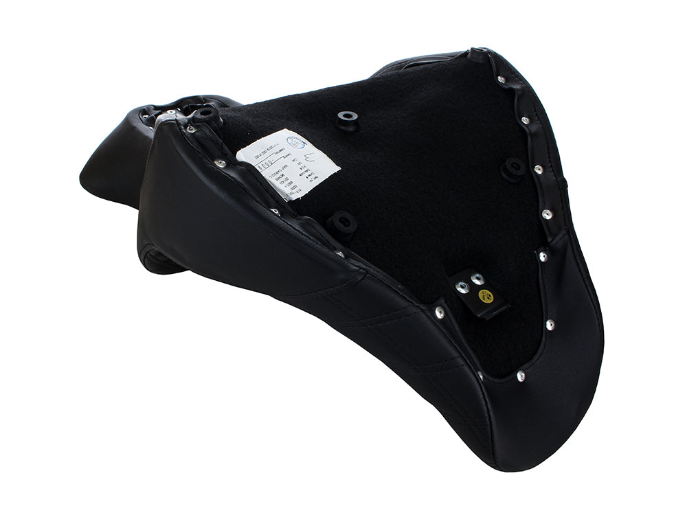 Explorer LS Dual Seat with Black Double Diamond Lattice Stitch. Fits Fat Boy 2018up & Breakout 2023up