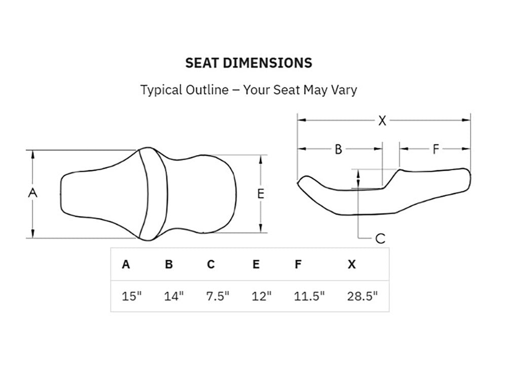 Roadsofa LS Dual Seat with Black Double Diamond Lattice Stitch. Fits Fat Boy 2018up & Breakout 2023up
