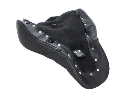 Renegade LS Solo Seat with Black Double Diamond Lattice Stitch. Fits Sport Glide & Low Rider 2018up, Low Rider S 2020up & Low Rider ST 2022up.