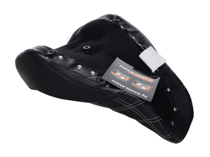 Renegade LS Solo Seat with Silver Double Diamond Lattice Stitch. Fits Sport Glide & Low Rider 2018up, Low Rider S 2020up & Low Rider ST 2022up.