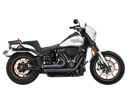 Step-Up LS Dual Seat with Silver Double Diamond Lattice Stitch. Fits Sport Glide & Low Rider 2018up, Low Rider S 2020up & Low Rider ST 2022up.