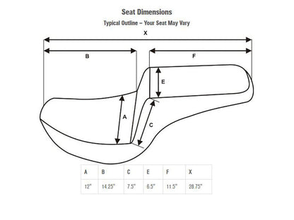 Step-Up Gripper Dual Seat. Fits Sport Glide & Low Rider 2018up, Low Rider S 2020up & Low Rider ST 2022up.