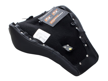 Renegade LS Solo Seat with Black Double Diamond Lattice Stitch. Fits Softail Street Bob 2018up & Standard 2020up.