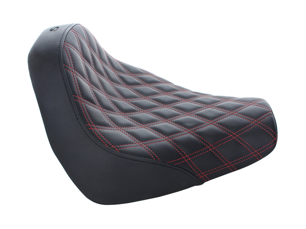 Renegade LS Solo Seat with Red Double Diamond Lattice Stitch. Fits Breakout 2018-2022