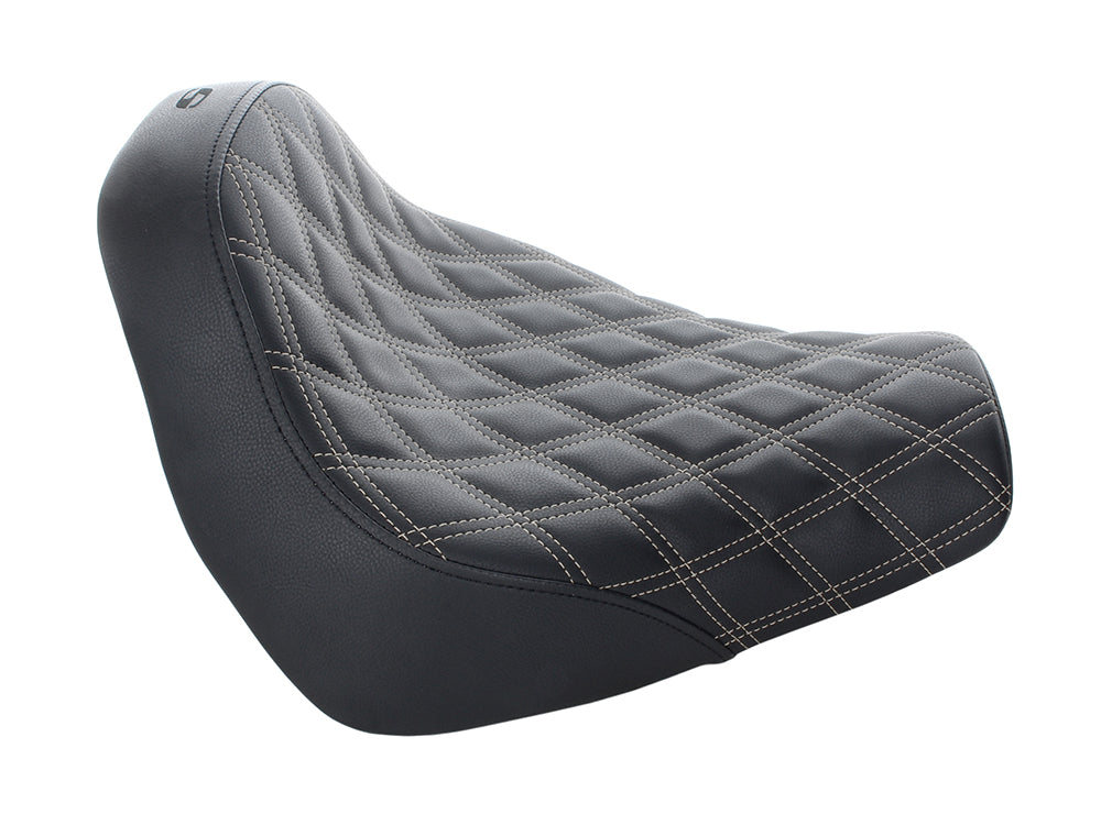 Renegade LS Solo Seat with Silver Double Diamond Lattice Stitch. Fits Breakout 2018-2022