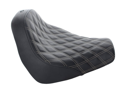 Renegade LS Solo Seat with Silver Double Diamond Lattice Stitch. Fits Breakout 2018-2022