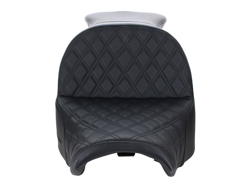Explorer LS Dual Seat with Black Double Diamond Lattice Stitch. Fits Breakout 2018-2022
