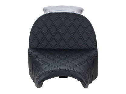 Explorer LS Dual Seat with Black Double Diamond Lattice Stitch. Fits Breakout 2018-2022