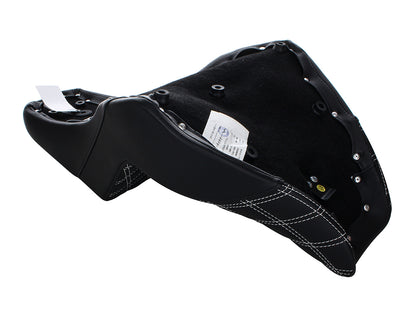 Step-Up Front LS Dual Seat with White Double Diamond Lattice Stitch. Fits Breakout 2018-2022