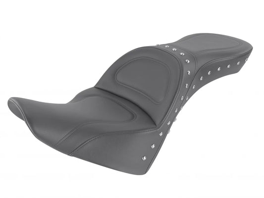 Explorer Special Dual Seat with Studs. Fits Softail Deluxe 2018-2020, Slim 2018-2021 & Heritage Classic 2018up