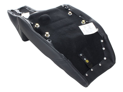 Step-Up Front LS Dual Seat with Black Double Diamond Lattice Stitch. Fits FXR 1982-1994.