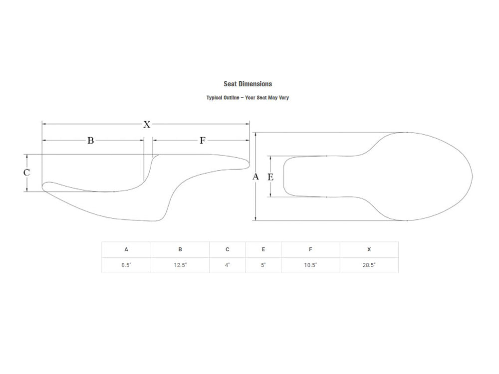 Profiler LS Dual Seat. Fits Softail 1984-1999.