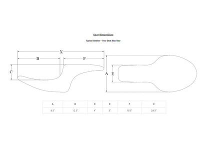Profiler LS Dual Seat. Fits Softail 1984-1999.