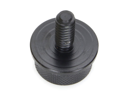 1/4in.-20 Knurled Seat Mount Screw - Black. Fits H-D 1996up