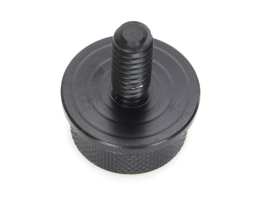 1/4in.-20 Knurled Seat Mount Screw - Black. Fits H-D 1996up