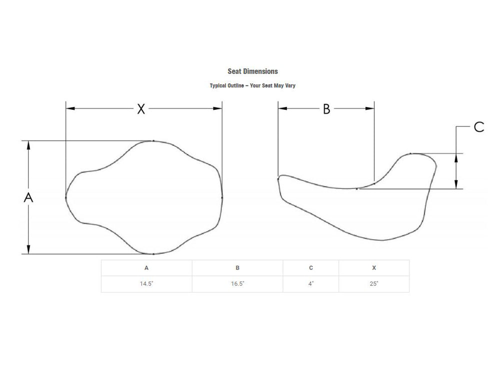 Dominator Solo Seat. Fits Electra Glide & Ultra Classic 1997-2007. Can Option a Backrest.