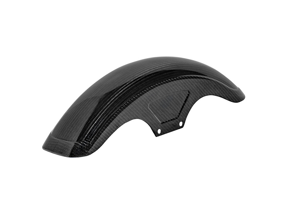 Carbon Front Fender - Gloss Finish. Fits Narrow Glide Dyna 1991-2005, FXR 1982-1994 & Sportster 1973-2021