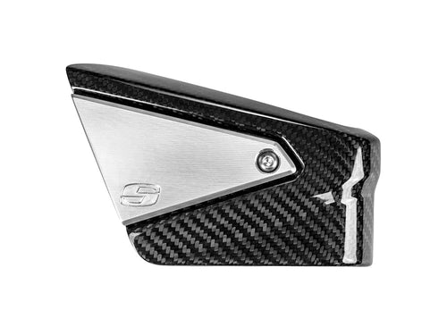 Carbon Coil Cover - Gloss Finish. Fits Softail 2018up & CVO Touring 2023up, Street Glide & Road Glide 2024up, Touring 2025up