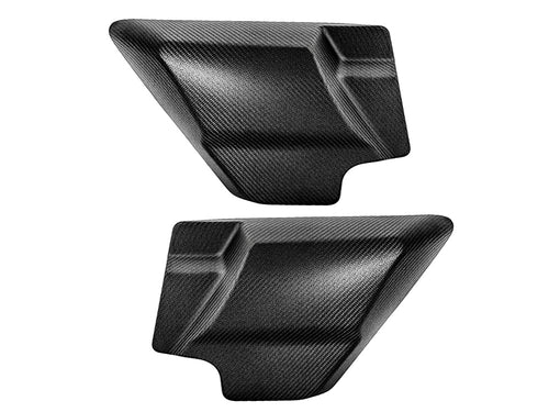 Carbon Side Covers - Matte Finish. Fits Most Touring 2009-2024