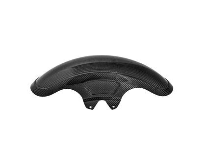Shorty Carbon Front Fender - Gloss Finish. Fits Most Touring 2014-2024 with 19in. Front Wheel