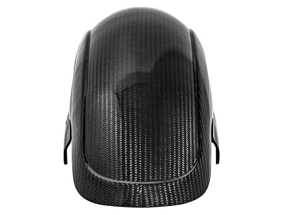 Shorty Carbon Front Fender - Gloss Finish. Fits Most Touring 2014-2024 with 19in. Front Wheel