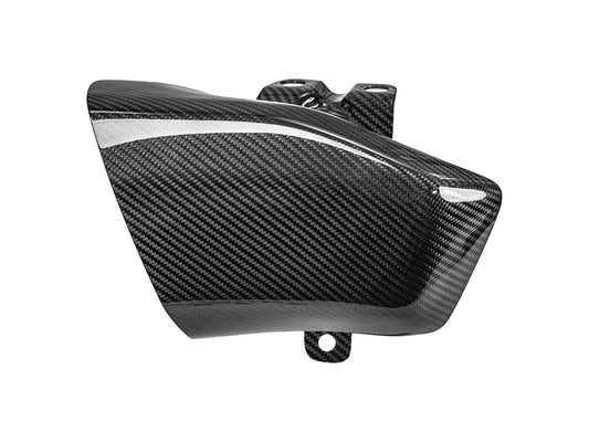 Carbon Fiber Rear Cylinder Air Scoop - Gloss Finish. Fits Most Touring 2017-2024