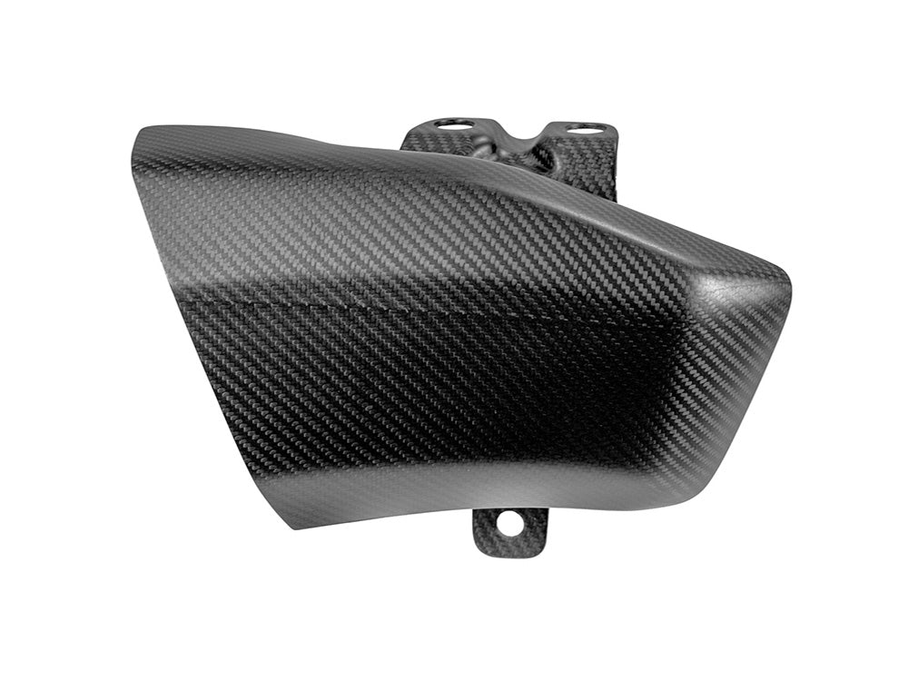 Carbon Fiber Rear Cylinder Air Scoop - Matte Finish. Fits Most Touring 2017-2024