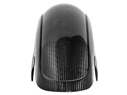 Shorty Carbon Front Fender - Gloss Finish. Fits CVO Touring 2023up, Street Glide & Road Glide 2024up & Touring 2025up with 19in. Front Wheel