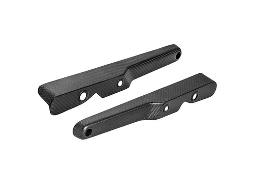Carbon Rear Fender Struts - Matte Finish. Fits FXR 1982-1994