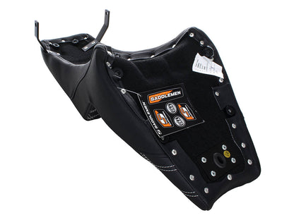 Step-Up LS Dual with Seat White Double Diamond Lattice Stitch. Fits Scout Bobber 2018-2024
