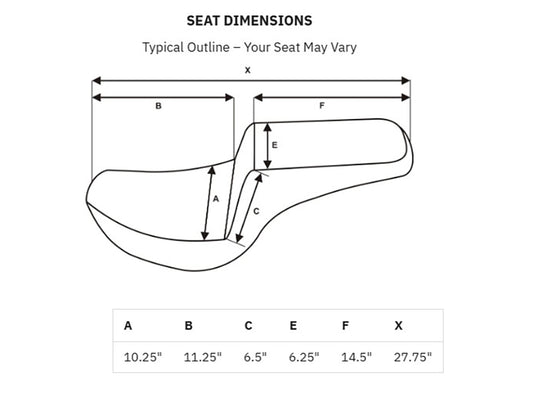 Step-Up LS Dual Seat with Black Double Diamond Lattice Stitch. Fits Scout 2025up