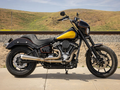 Thrashin X Saddlemen Step-Up Tuck & Roll Dual Seat. Fits Sport Glide & Low Rider 2018up, Low Rider S 2020up & Low Rider ST 2022up