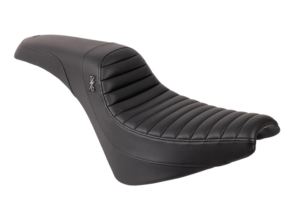 Thrashin X Saddlemen Step-Up Tuck & Roll Dual Seat. Fits Sport Glide & Low Rider 2018up, Low Rider S 2020up & Low Rider ST 2022up