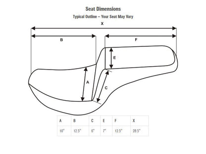 Step-Up Tuck & Roll Dual Seat. Fits Yamaha Bolt 2013up.