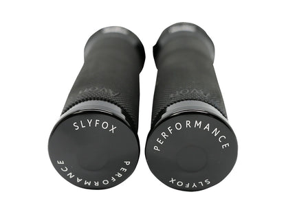 Handgrips - Black. Fits H-D with Throttle Cable