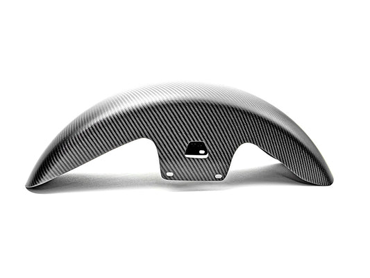 Mid Length Carbon Front Fender - Matte Finish. Fits Most Touring 2014-2024 with 19in. Front Wheel