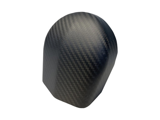 Carbon Horn Cover - Matte Finish. Fits Softail 1993-2017, Dyna 1993-2017, Touring 1993-2016 & Sportster 1993-2021