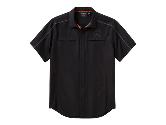 Harley-Davidson Men's H-D TECH Willie G Skull Vented Shirt