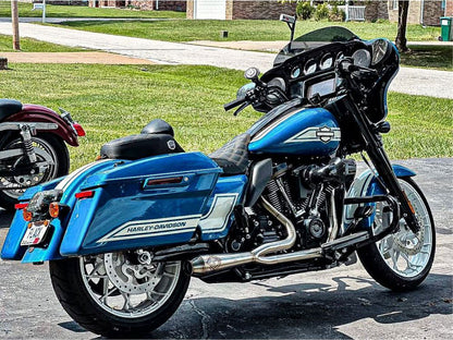 2-into-1 LaneSplitter Exhaust - Stainless Steel. Fits Touring 2017up.