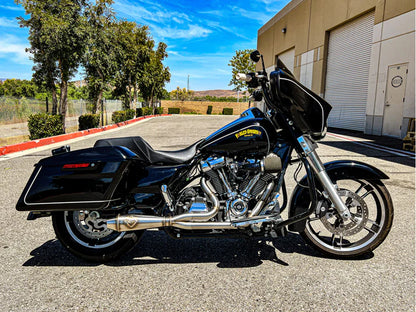 2-into-1 4.5in. Big Bore Exhaust - Stainless Steel. Fits Touring 2017up.