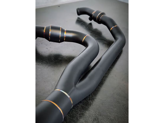 2-into-1 4.5in. Big Bore Exhaust With ProFlo Headers - Black Onyx. Fits Touring 2017up