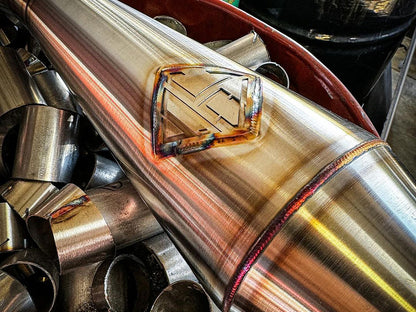 2-into-1 4.5in. Works Edition Big Bore Exhaust - Stainless Steel. Fits Touring 2017up.