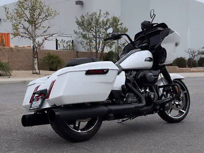 4-1/2in. Street Pro Slip-On Mufflers - Black with Black End Caps. Fits Touring 2017up.