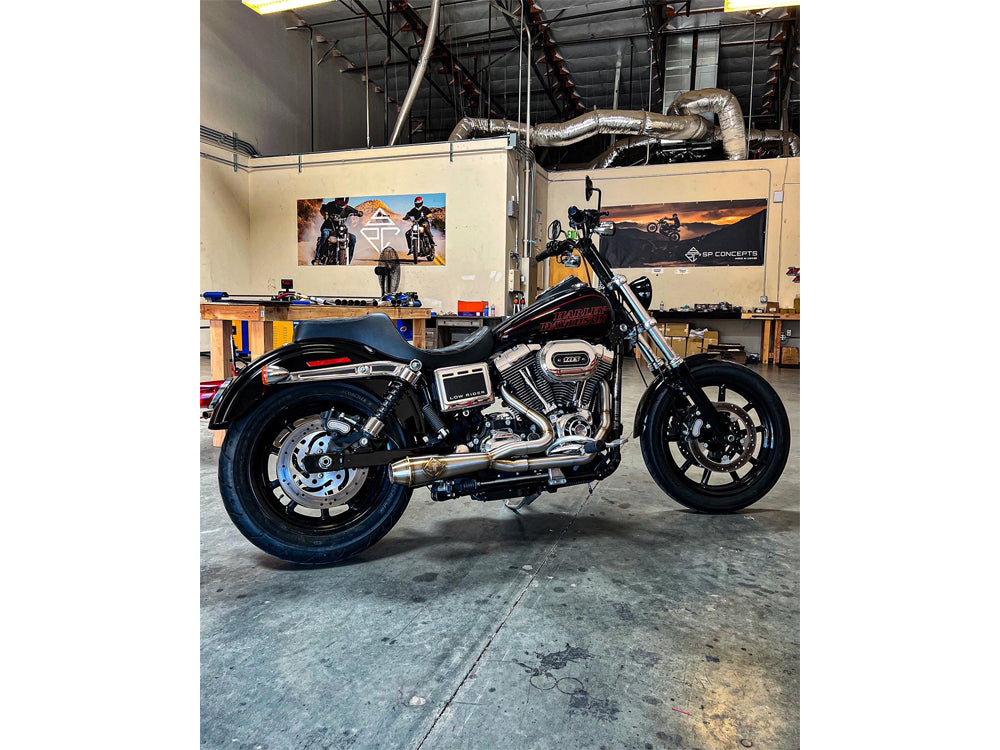 2-into-1 LaneSplitter Exhaust - Stainless Steel. Fits Dyna 2006-2017