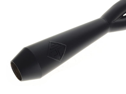 2-into-1 LaneSplitter Exhaust - Black. Fits Dyna 2006-2017